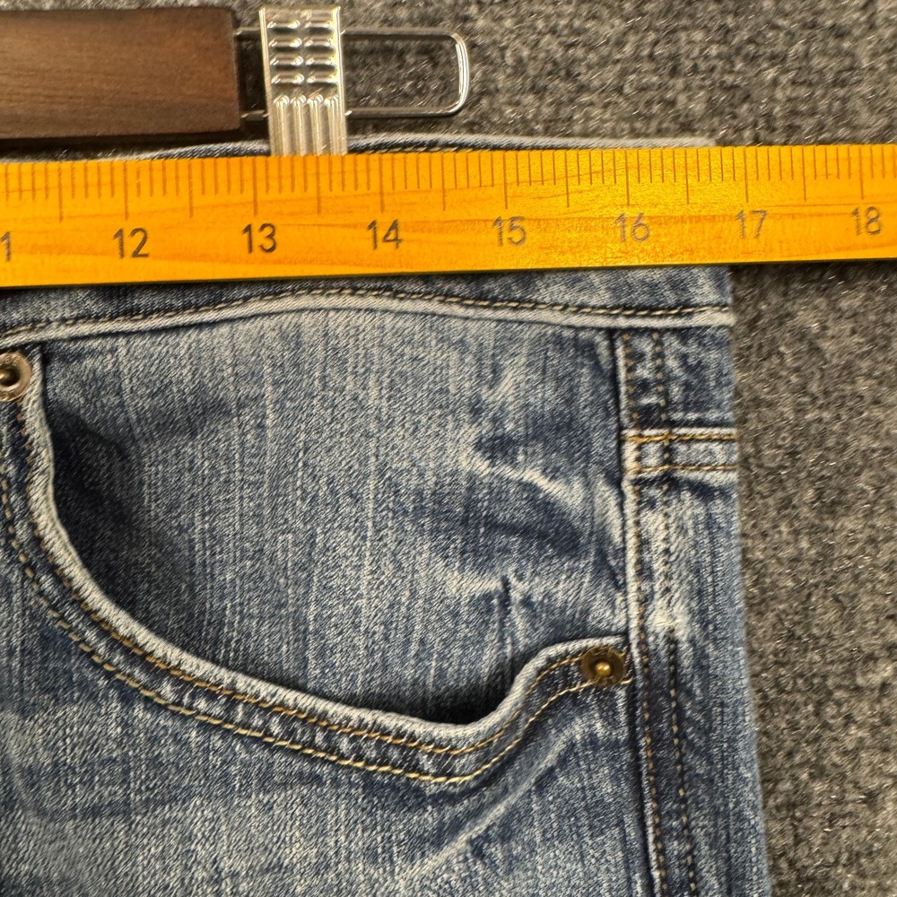 Lee Modern Series L342 Unisex Jean Straight Fit Straight Leg Sz 33x30 Distressed - Picture 4 of 10